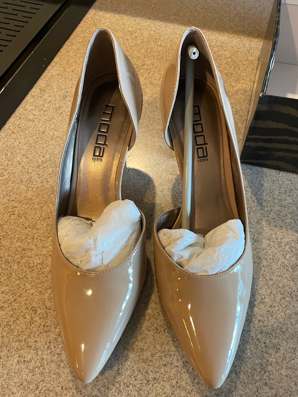Moda Taupe Heels Women's 9.5M